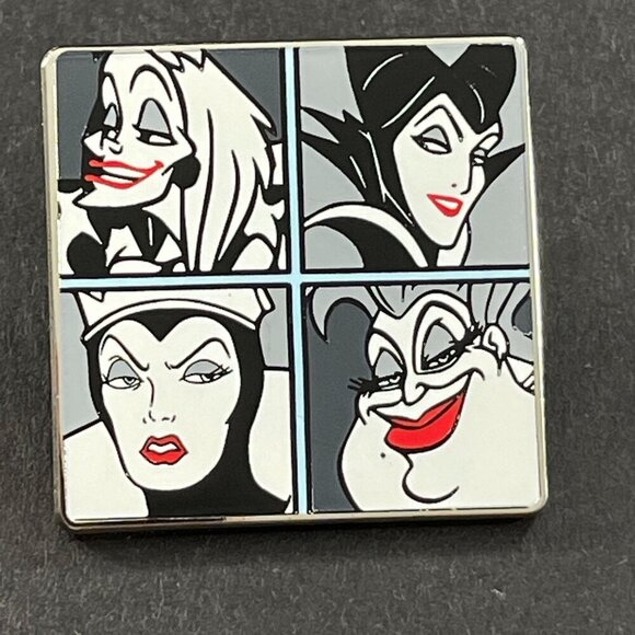 Maleficent Ursula Villains Lapel Pin Cruella Evil Queen Brooch Pin Jewelry Badge - Picture 8 of 11